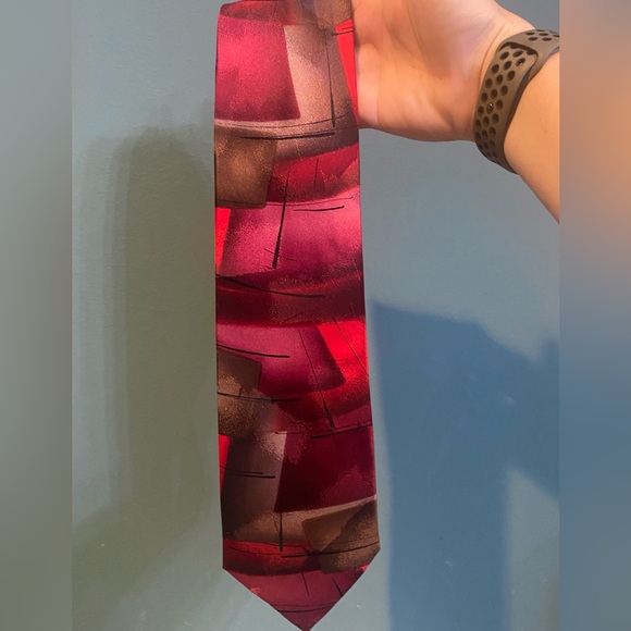 J Garcia Men's Tie Floating Planes Collection 100% Silk - Picture 3 of 7